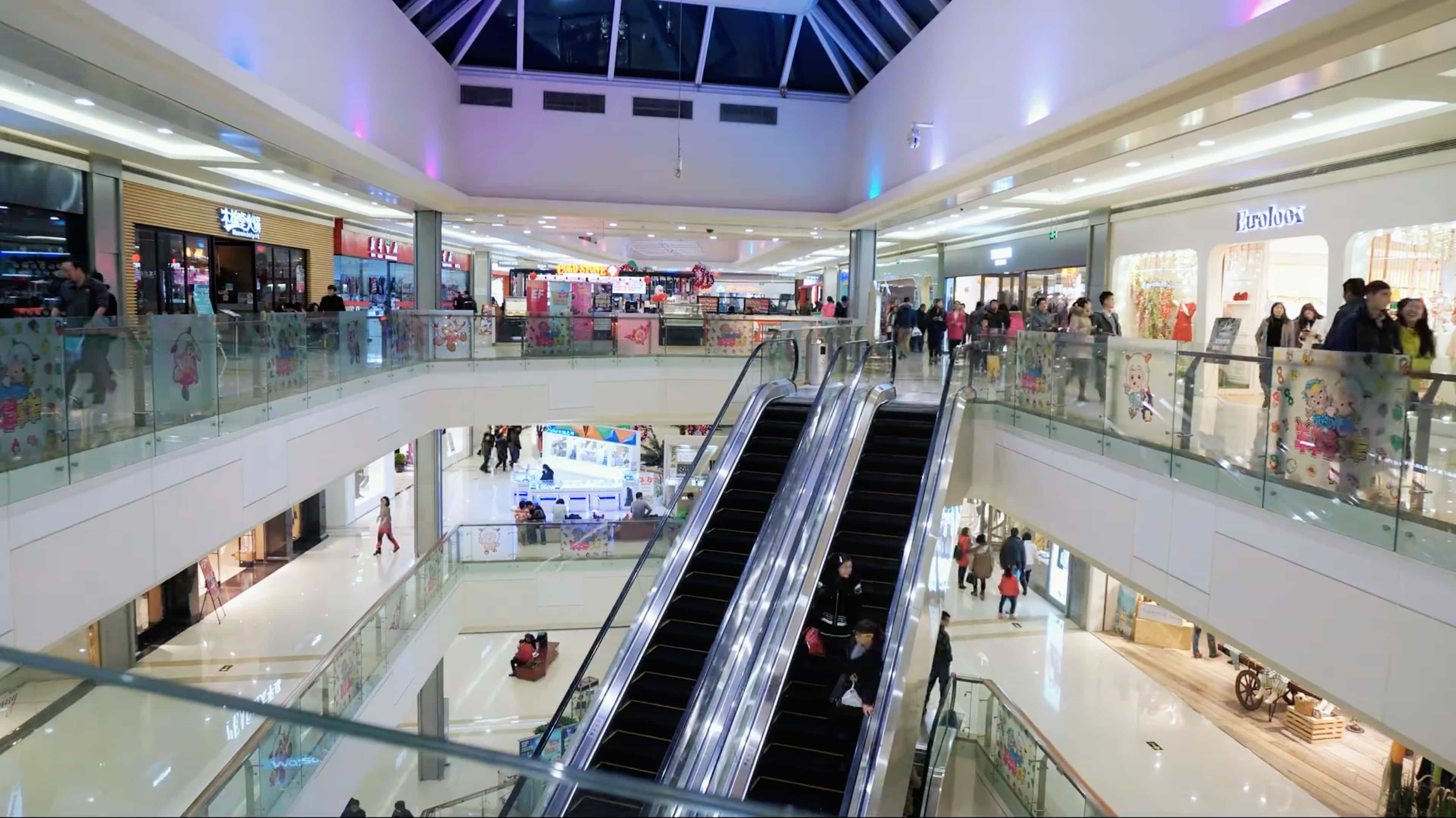 商场逛街场景
